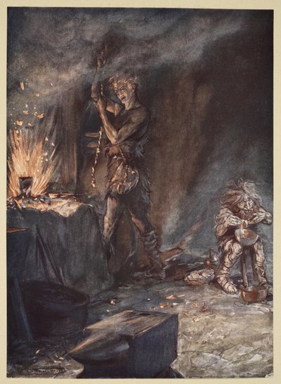 La forge de Nothung, illustration de 
